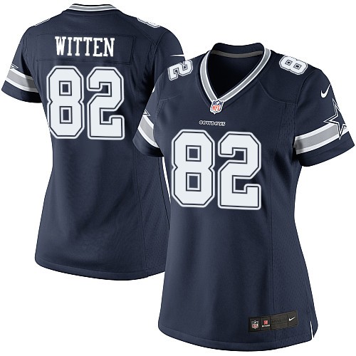 Women's Elite Jason Witten Nike Jersey Navy Blue Home - #82 NFL Dallas Cowboys